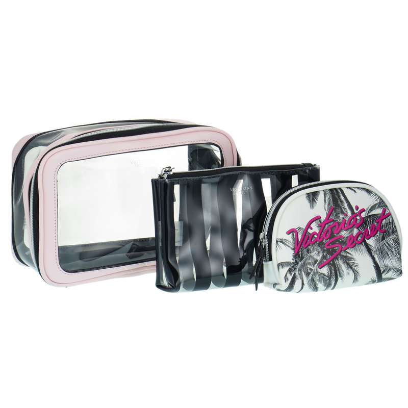 کیف لوازم آرایش زنانه ویکتوریا سکرت مدل پارادایز مجموعه 3 عددی