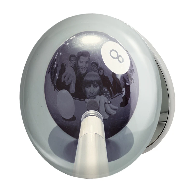 آینه جیبی خندالو طرح بیلیارد Billiard مدل تاشو کد 28112 