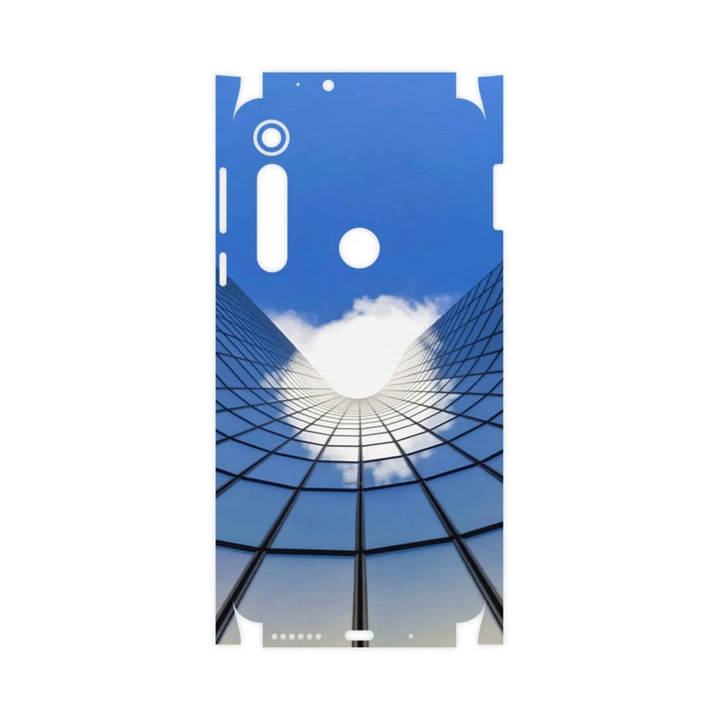 برچسب پوششی ماهوت مدل Glass skyscraper-FullSkin مناسب برای گوشی موبایل موتورولا One Macro
