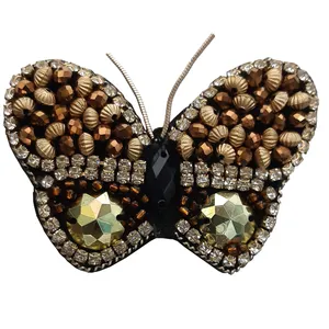 سنجاق سینه زنانه مدل پروانه ای کد 009