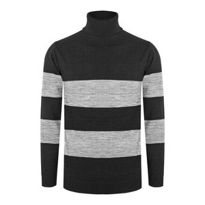 نقد و بررسی پلیور یقه اسکی مردانه مدل بافت راه راه توسط خریداران