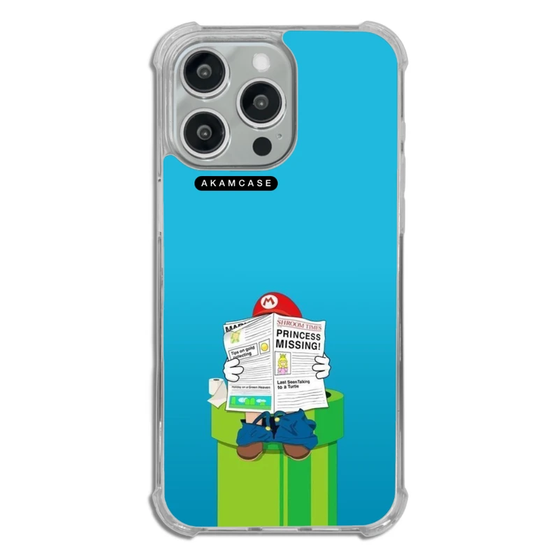 کاور آکام مدل AMCWTA15PROMAX-SUPER MARIO10 مناسب برای گوشی موبایل اپل iPhone 15 Pro Max