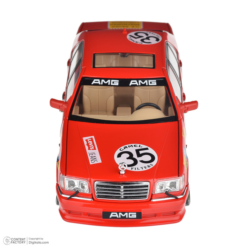 ماکت ماشین ناب سل مدل مرسدس بنز فلزی موزیکال amg 300 به همراه جاسوییچی