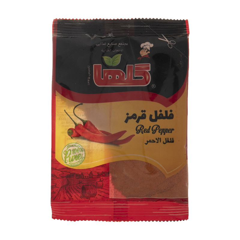 پودر فلفل قرمز گلها مقدار 50 گرم