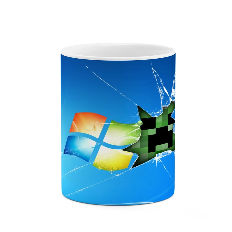 ماگ کاکتی طرح ماینکرافت minecraft مدل mgh41546