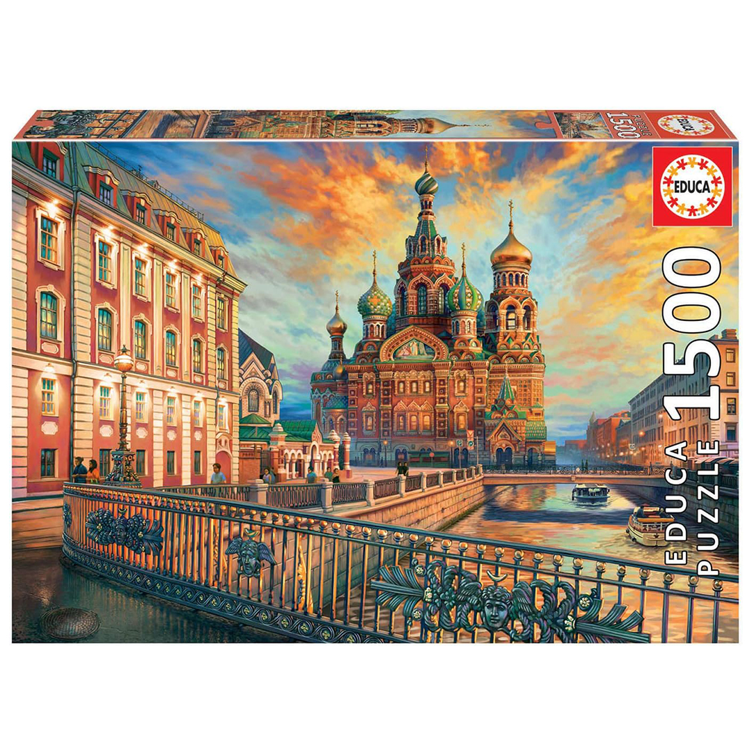 پازل 1500 تکه ادوکا مدل Saint Petersburg