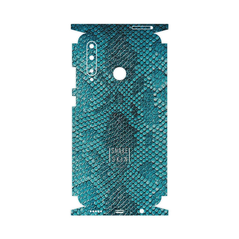 برچسب پوششی ماهوت مدل Blue Snake Skin-FullSkin مناسب برای گوشی موبایل آنر 20 Lite