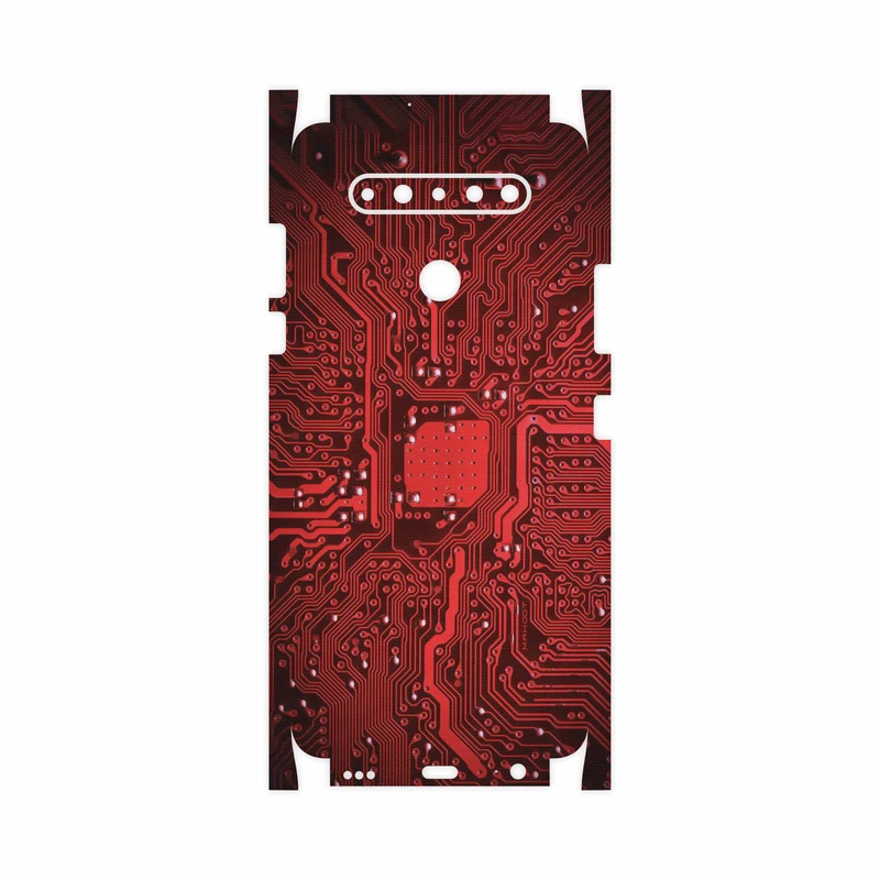 برچسب پوششی ماهوت مدل Red-Printed-Circuit-Board-FullSkin مناسب برای گوشی موبایل ال جی K51s