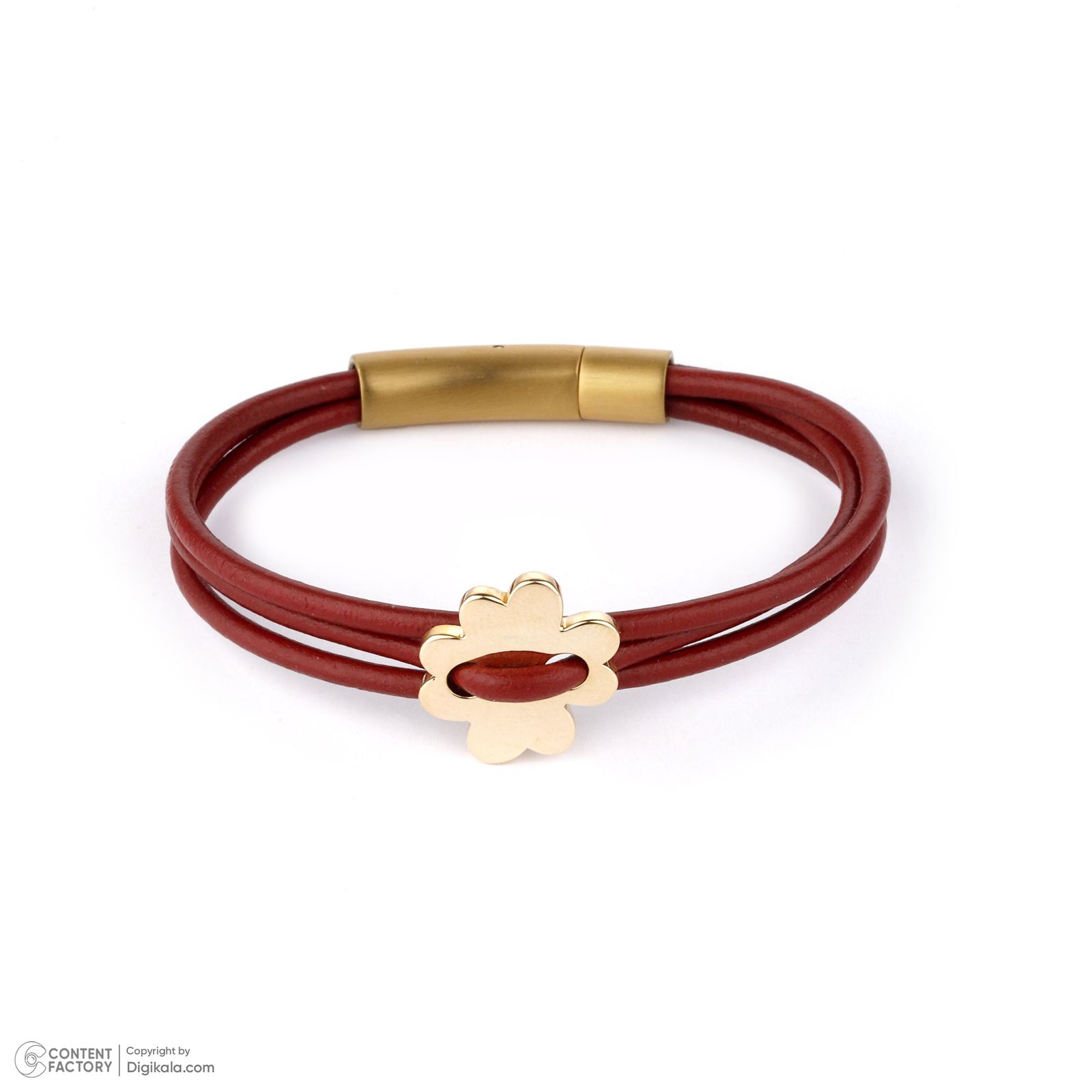 دستبند طلا 18 عیار زنانه تاج مدل G314 -  - 4