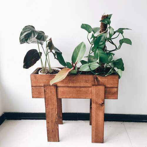 استند گلدان روستیک دکور مدل Ch600