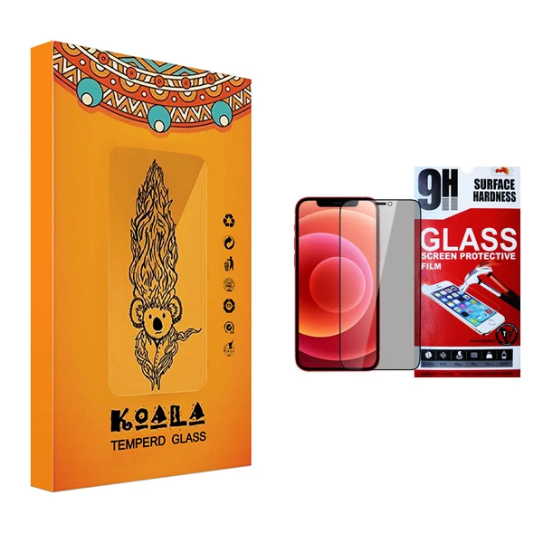 محافظ صفحه نمایش حریم شخصی کوآلا مدل Fade مناسب برای گوشی موبایل اپل Iphone 12 Pro MAX