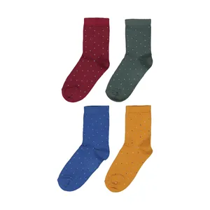جوراب ساق کوتاه پسرانه ال سی وایکیکی مدل W123567Z4-K00-MIXYARNDYED بسته 4 عددی