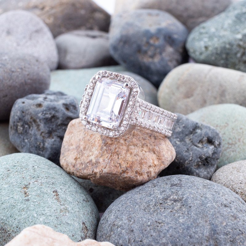 انگشتر نقره زنانه مدل AMT_R111