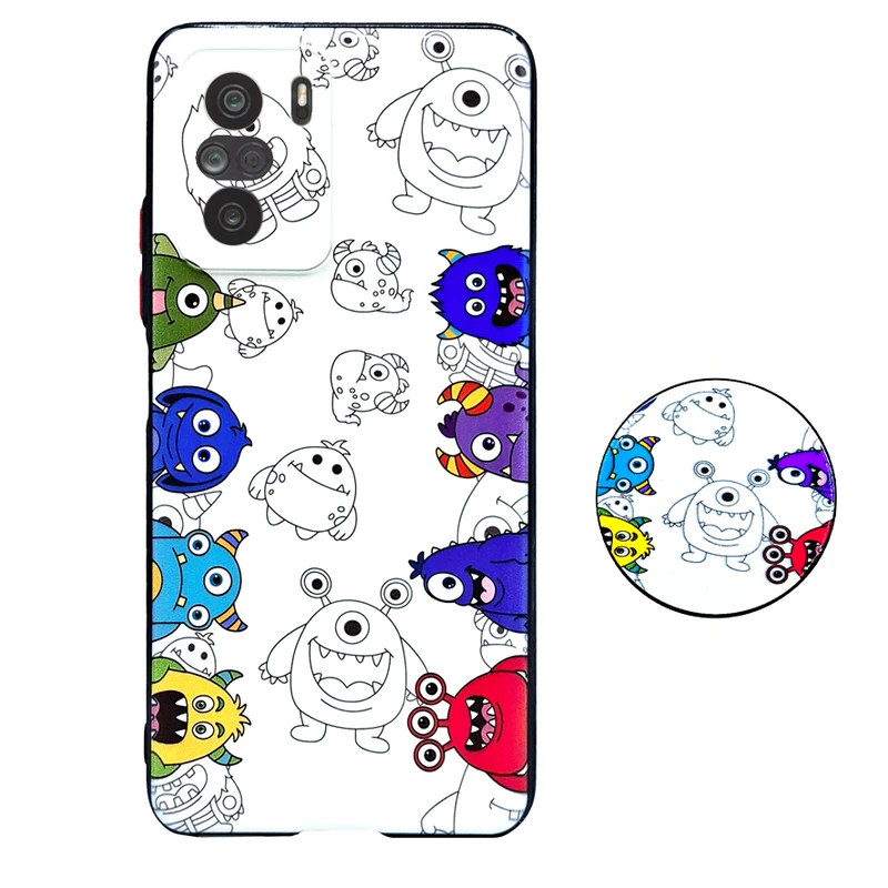 کاور مدل 6HAULA مناسب برای گوشی موبایل شیائومی Poco F3 به همراه پاپ سوکت