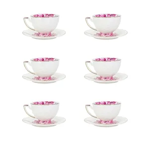 سرویس قهوه خوری 12 پارچه 6 نفره شاهین مدل dantella a