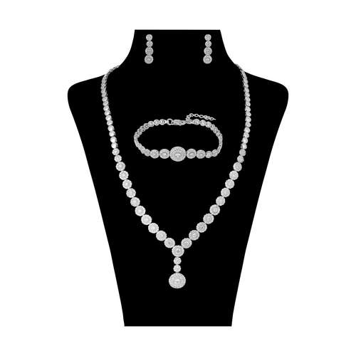 نیم ست نقره زنانه سینانر مدل SNR-R086