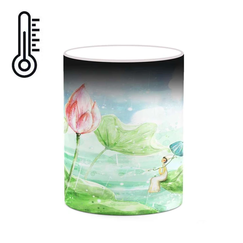 ماگ حرارتی کاکتی مدل دنیای فانتزی کد mgh18668