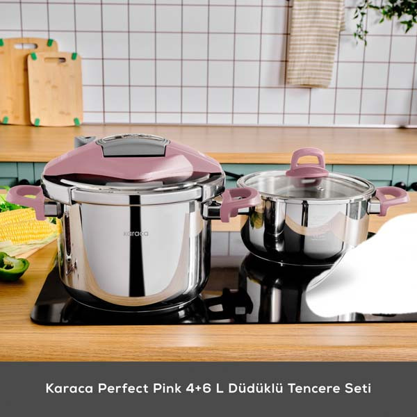 زودپز دوقلو کاراجا مدل Perfect گنجایش 4 و 6 لیتری