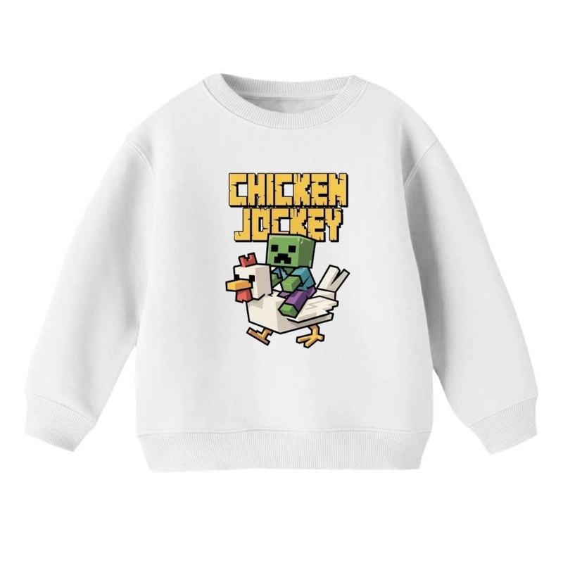 سویشرت بچگانه مدل ماینکرفت و مرغ