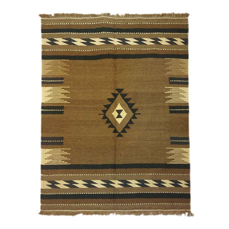 گلیم سه متری طرح مدرن خود رنگ کد 2001502