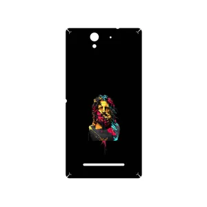 MAHOOT Painted Sculpture Digital Art Cover Sticker for Sony Xperia C3 Dual