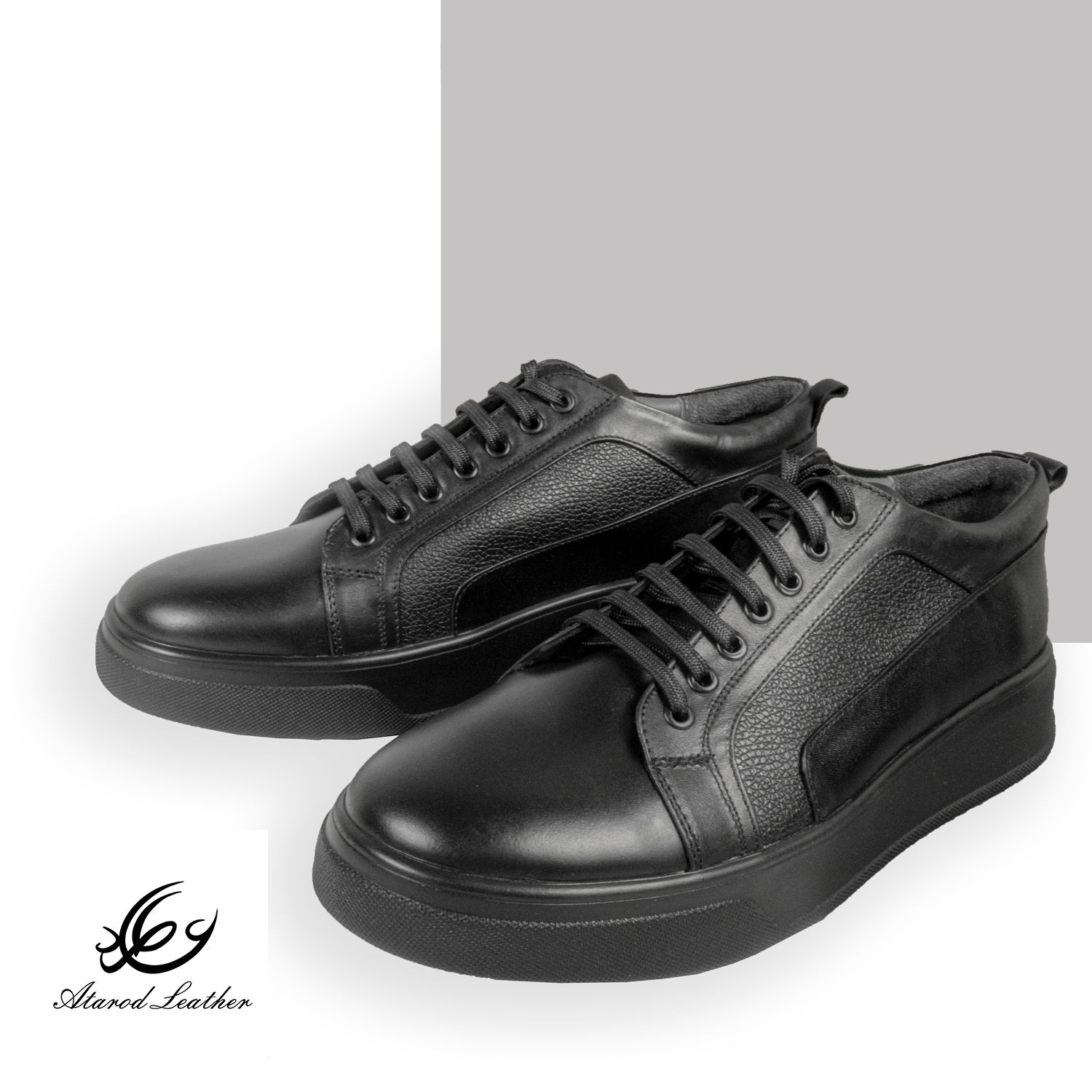 کفش روزمره مردانه چرم عطارد مدل چرم طبیعی کد SH258 -  - 5