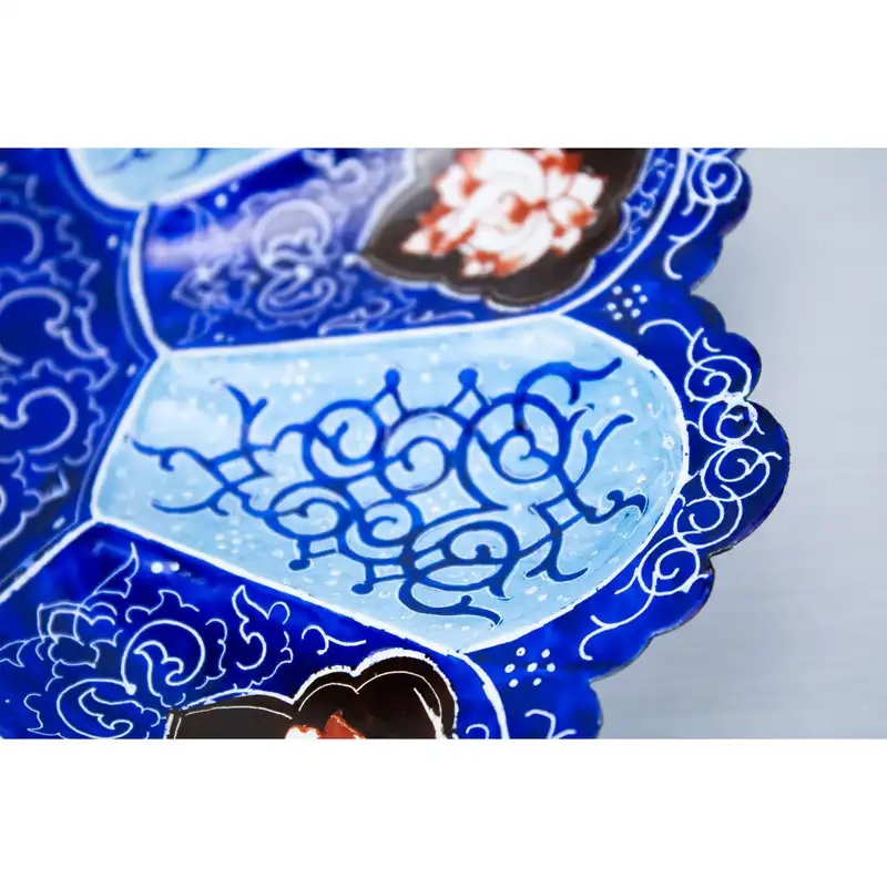 ست کاسه و بشقاب میناکاری کد 5001