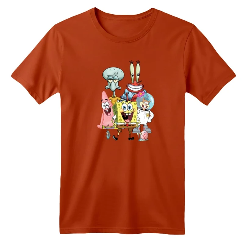 تی شرت آستین کوتاه بچگانه مدل باب اسفنجی کد ۸