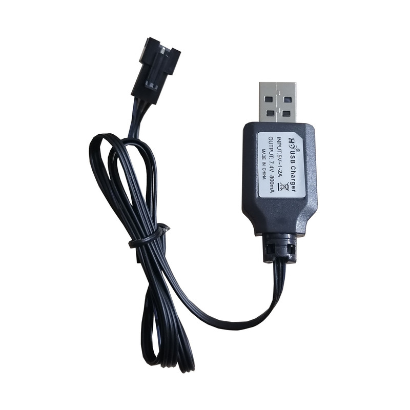 شارژر باتری ماشین کنترلی آفرود آرسی تویز مدل RCT_7.4v_SM3pin به همراه سوکت SM سه پین