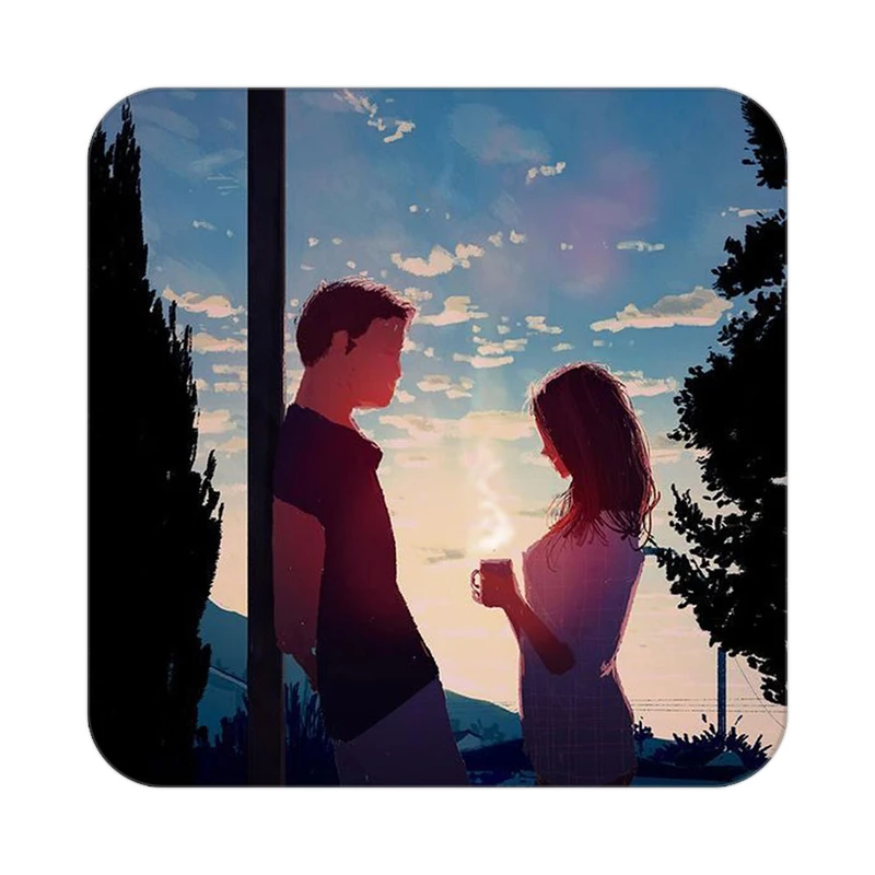 زیر لیوانی کاکتی طرح عاشقانه مدل mg10075