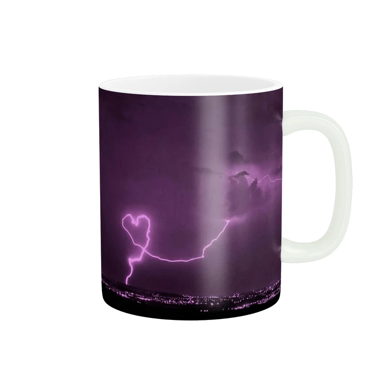 ماگ پادآفرين طرح عاشقانه مدل رعد و برق کد 1096