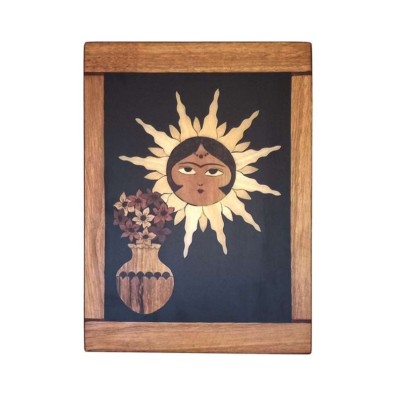 تابلو معرق کاری مدل خورشید