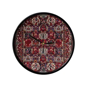 ساعت دیواری مدوپد طرح فرش شهرکرد بختیار خشتی مدل C-bakhtiary06