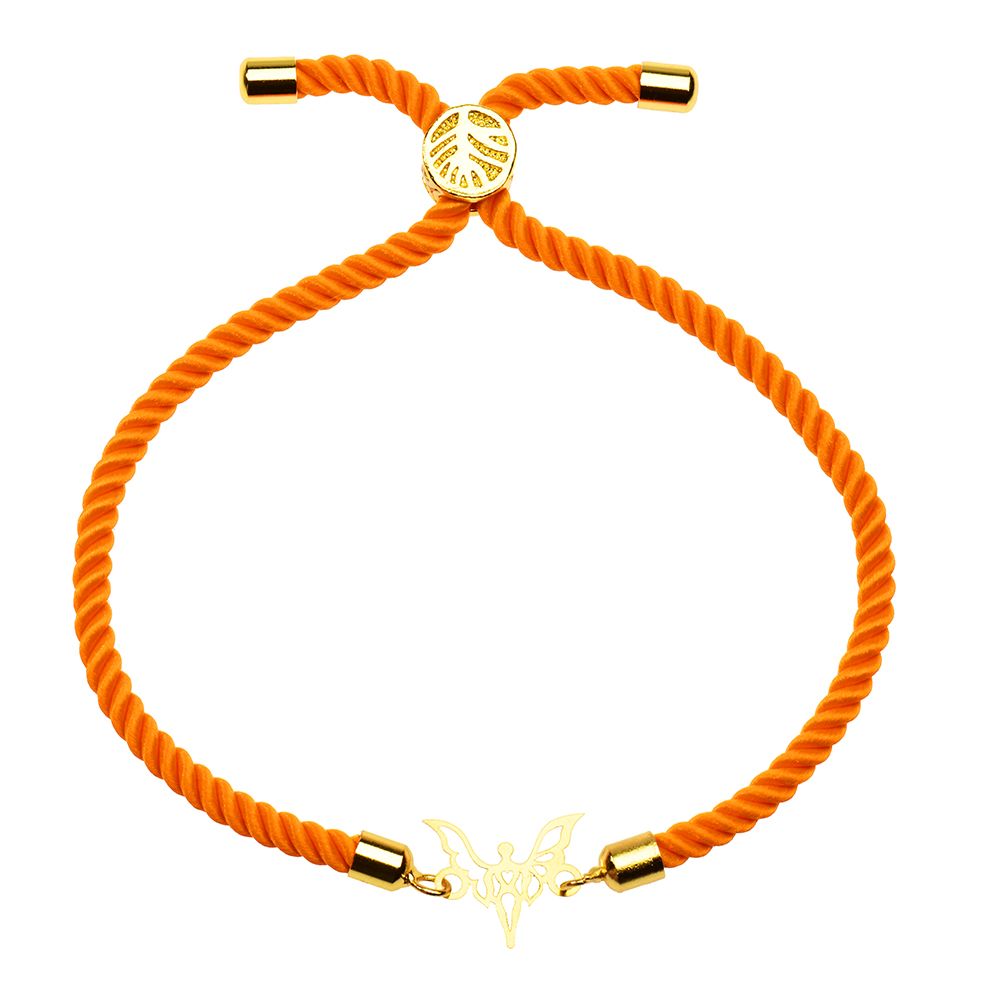 دستبند طلا 18 عیار دخترانه کرابو طرح فرشته مدل Krd1070 -  - 2