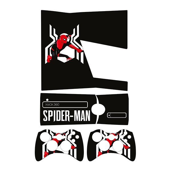 برچسب ایکس باکس 360 اسلیم توییجین وموییجین مدل Spiderman 11 مجموعه 4 عددی