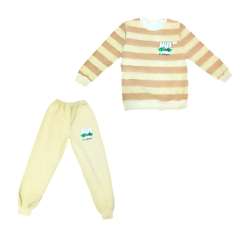 ست سویشرت و شلوار پسرانه مدل را‌ه راه