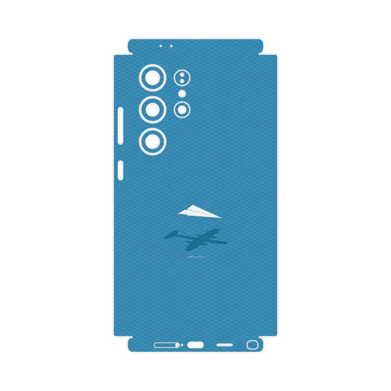 برچسب پوششی ماهوت مدل Minimal Paper Airplane-FullSkin مناسب برای گوشی موبایل سامسونگ Galaxy S24 Ultra