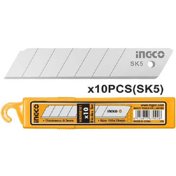 تیغ کاتر اینکو مدل HKNSB112 مجموعه 10 عددی
