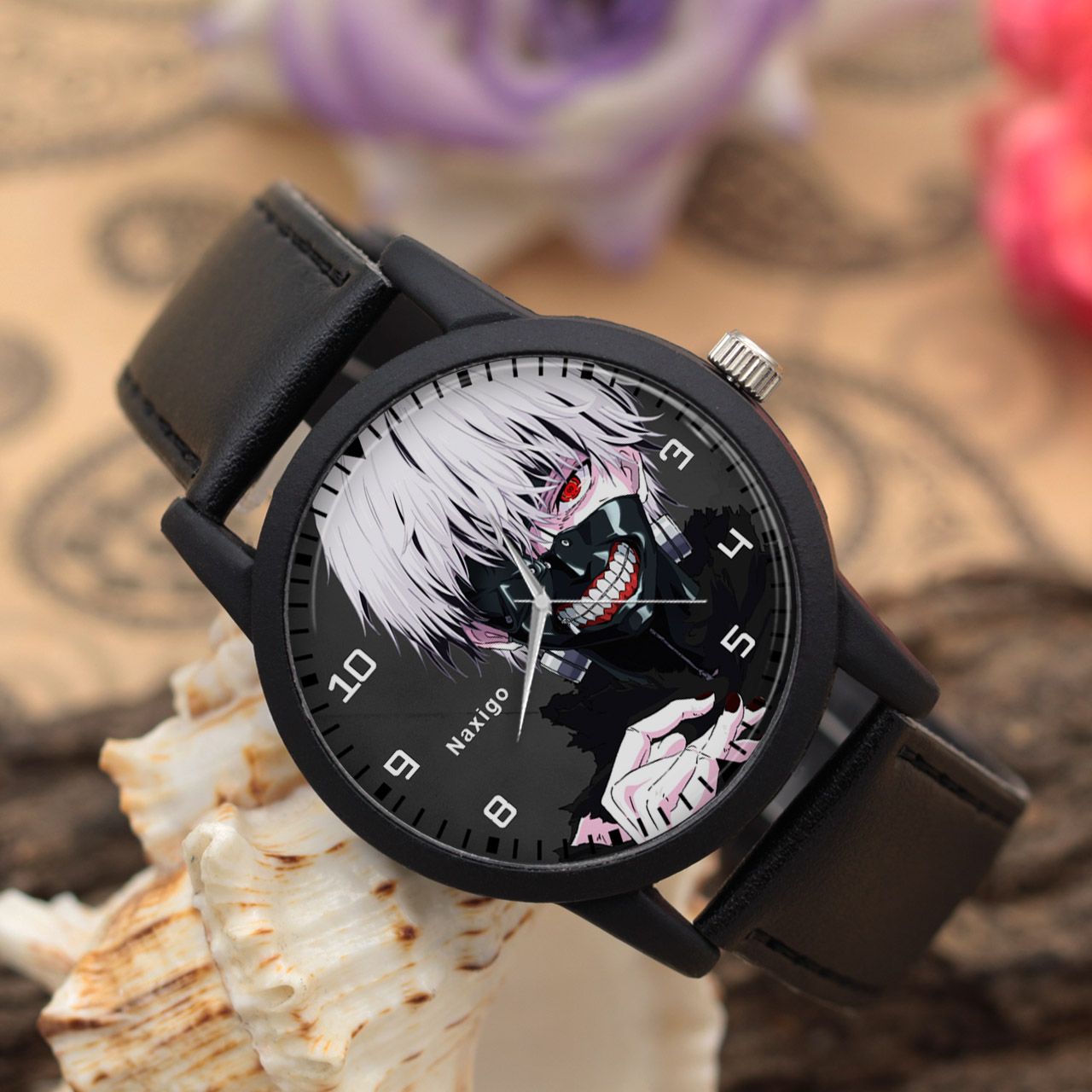 ساعت مچی عقربه ای ناکسیگو مدل Tokyo Ghoul کد LF6806 -  - 2