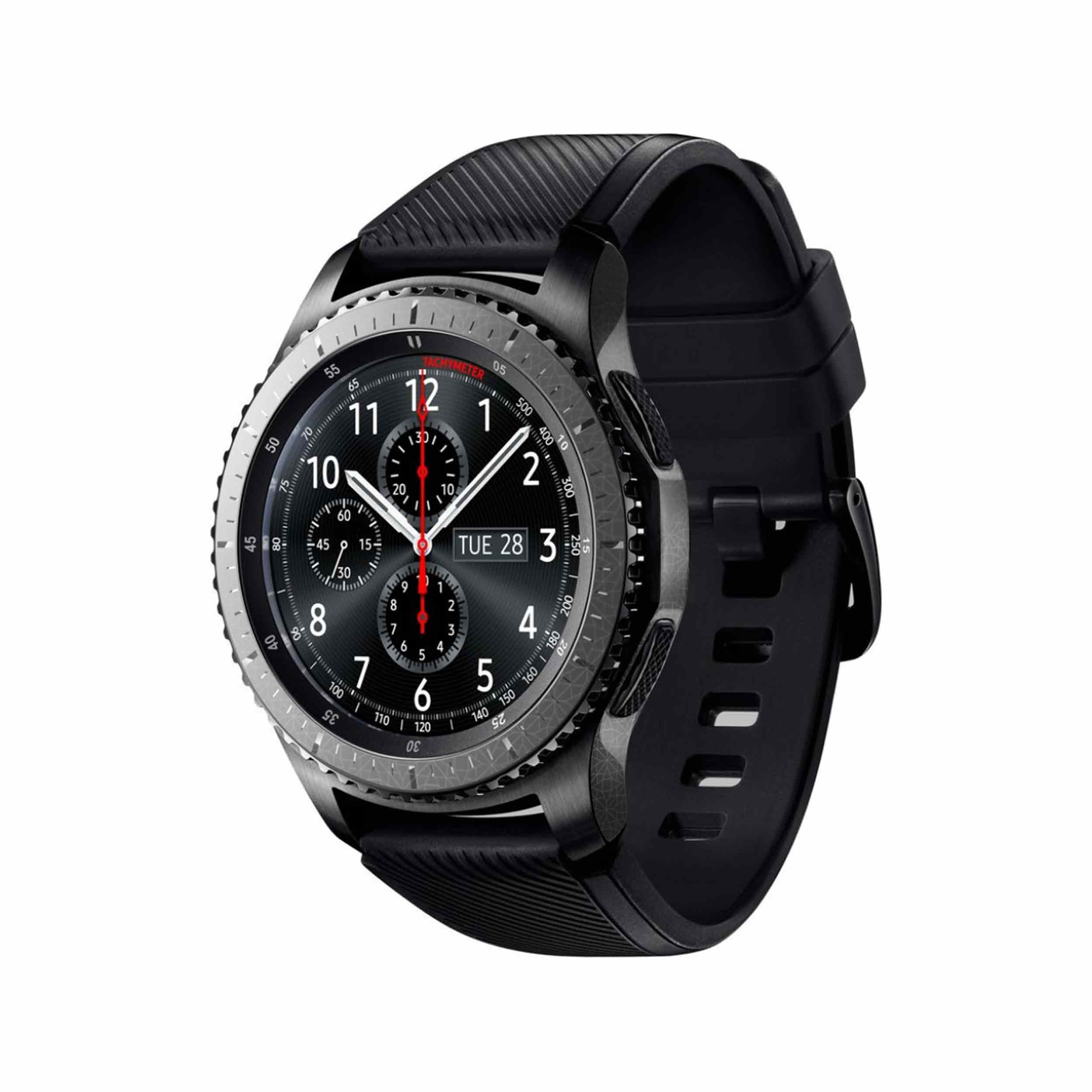 برچسب ماهوت طرح Gloss-Transparent مناسب برای ساعت هوشمند سامسونگ Galaxy Gear S3 Frontier