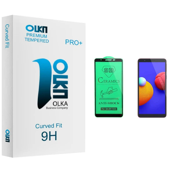 محافظ صفحه نمایش سرامیکی الکا مدل Premium glass مناسب برای گوشی موبایل سامسونگ Galaxy A01 core