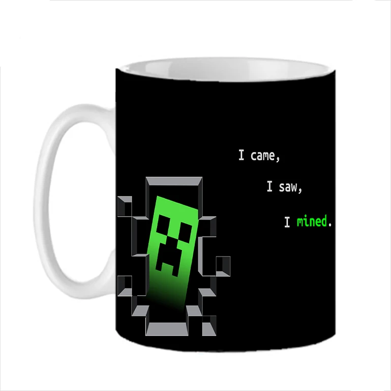 ماگ طرح creeper minecraft کریپر کد 465