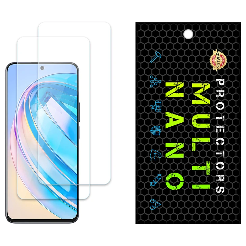 محافظ صفحه نمایش مولتی نانو مدل X-S2N مناسب برای گوشی موبایل آنر X8a بسته دو عددی