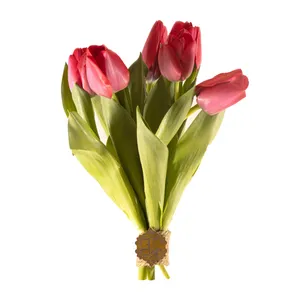 دسته گل طبیعی لاله هیمان کد 1103