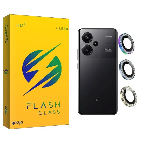 محافظ لنز گوشی یاکیا مدل Yca Ringi negin مناسب برای گوشی موبایل شیائومی Redmi note 13 Pro Plus