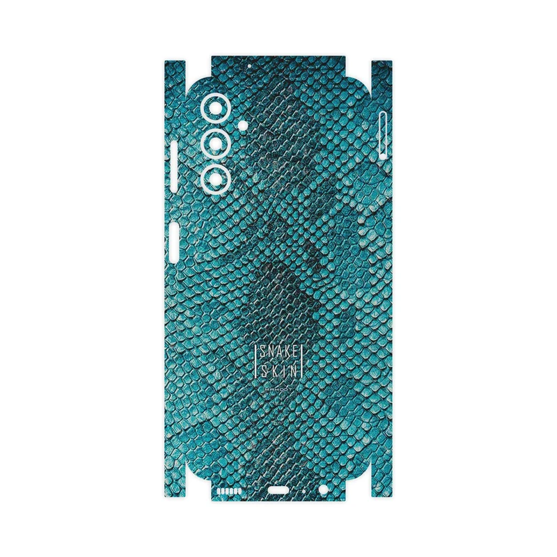 برچسب پوششی ماهوت مدل Blue Snake Skin-FullSkin مناسب برای گوشی موبایل سامسونگ Galaxy A14