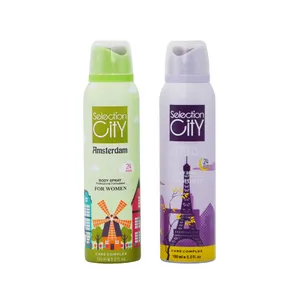  اسپری خوشبو کننده بدن زنانه سلکشن سیتی مدل T4 حجم 150 میلی لیتر مجموعه 2 عددی
