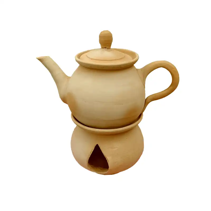 قوری سفال خام کد F452