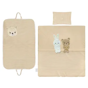 سرویس مسافرتی 3 تکه نوزادی پینک بلو مدل خرس و خرگوش