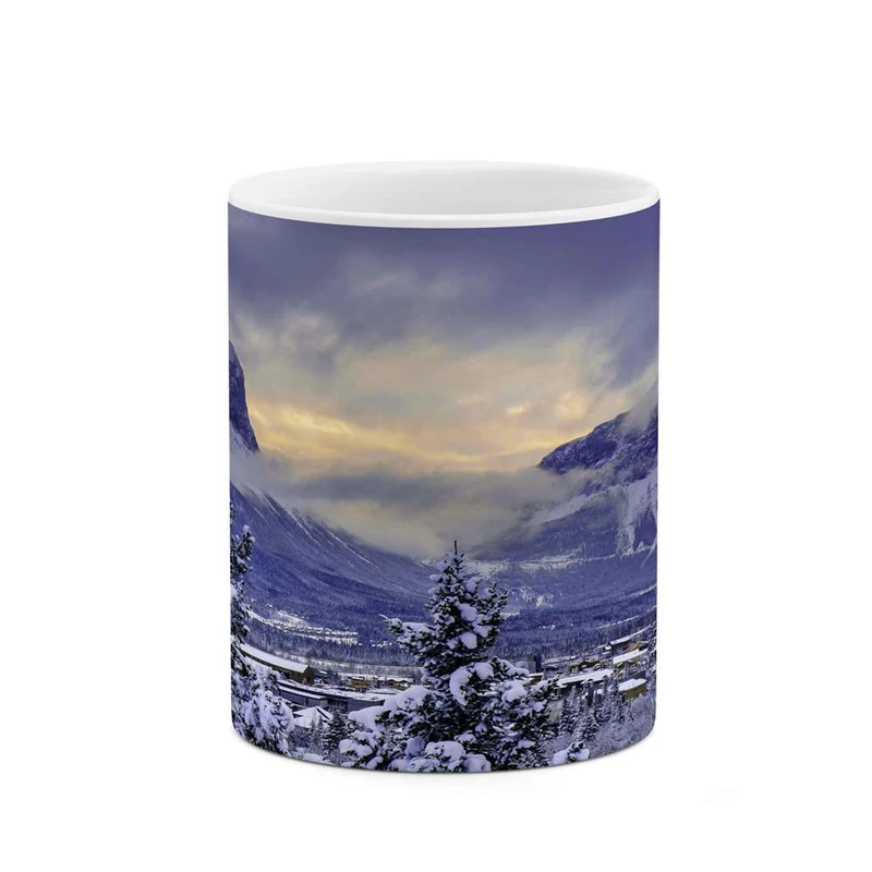 ماگ کاکتی مدل منظره برفی کد mgh15040